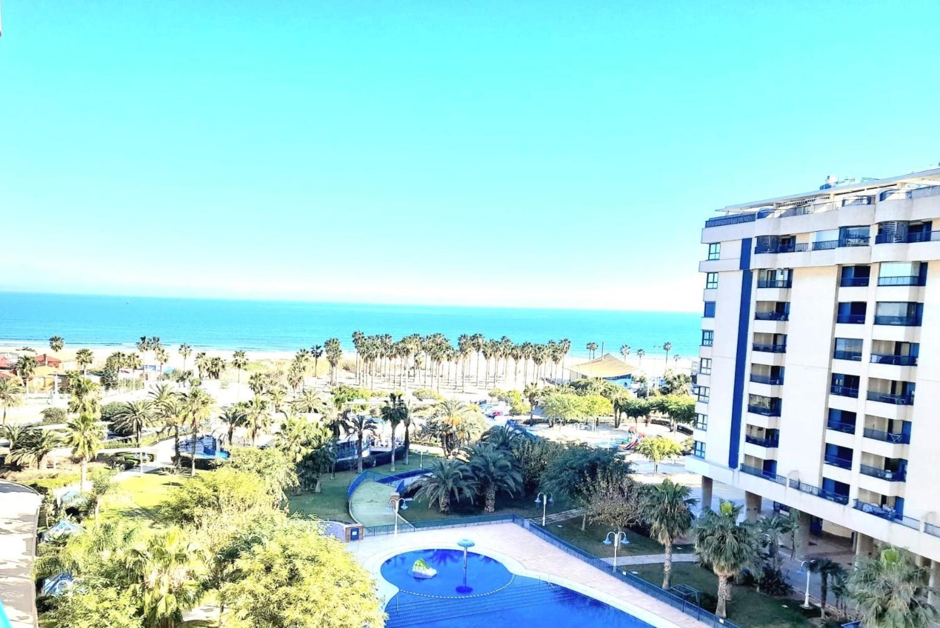 Beach Valencia Luxury D15-9 Apartment With Terrace And Sea Views With Two Rooms Exterior foto
